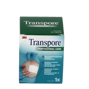Transpore Sparadrap Microporeux Plastique 50mmx5m Rouleau