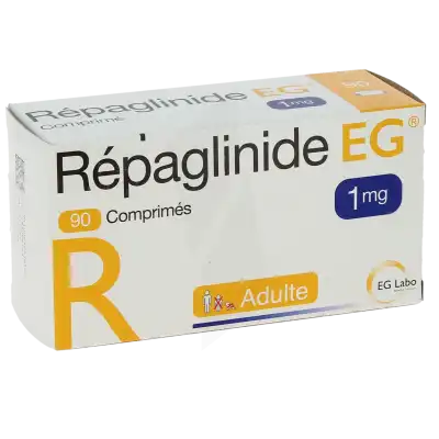 Repaglinide Eg 1 Mg, Comprimé à NOROY-LE-BOURG