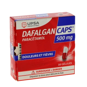 Dafalgancaps 500 Mg, Gélule