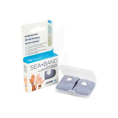 Sea-band Bracelet Anti-nausées Gris Adulte B/2 à Ottmarsheim