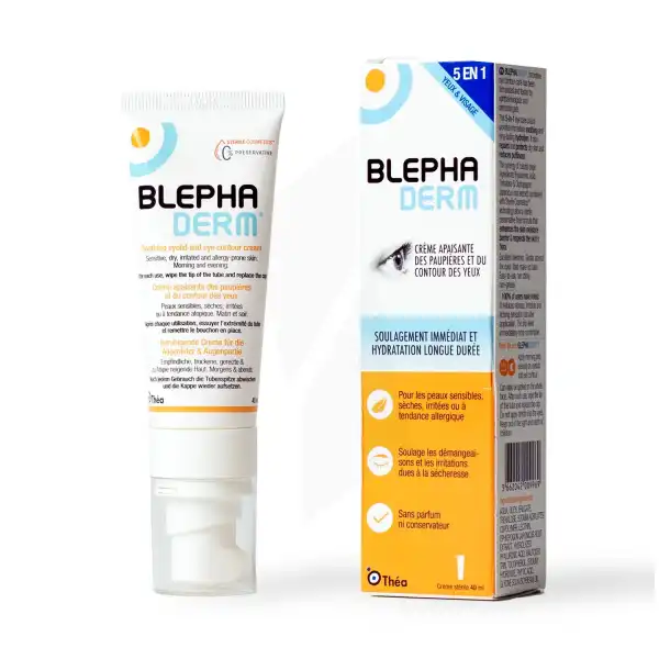 Blepharderm Crème Apaisante Paupières Et Contour Des Yeux T/40ml