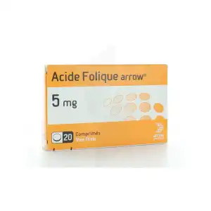 Acide Folique Arrow 5 Mg, Comprimé à Puy-en-Velay
