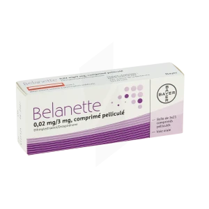 Belanette 0,02 Mg/3 Mg, Comprimé Pelliculé