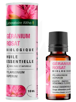 Laboratoire Altho Huile Essentielle Géranium Rosat Bio 10ml