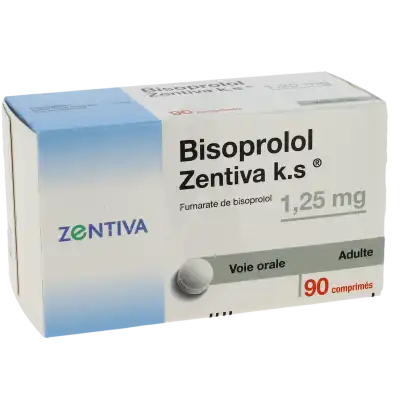 BISOPROLOL ZENTIVA K.S 1,25 mg, comprimé