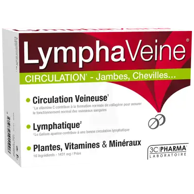 Lymphaveine Comprimés Visée Circulatoire B/30 à SEYNOD