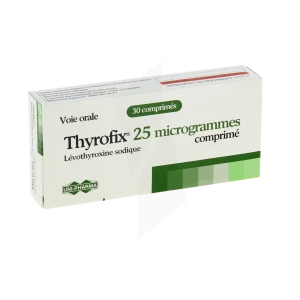 Thyrofix 25 Microgrammes, Comprimé