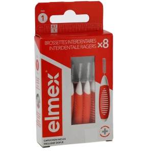 Elmex Brossette Inter-dentaire 0,7mm B/8