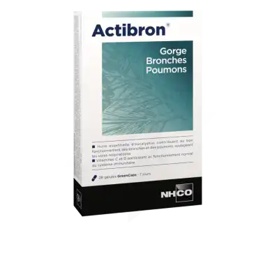 Nhco Inspira Actibron Gorge – Bronches – Poumons Gélules B/28 à MIRAMONT-DE-GUYENNE