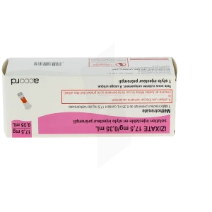 Izixate 17,5 Mg/0,35 Ml, Solution Injectable En Stylo Injecteur Prérempli