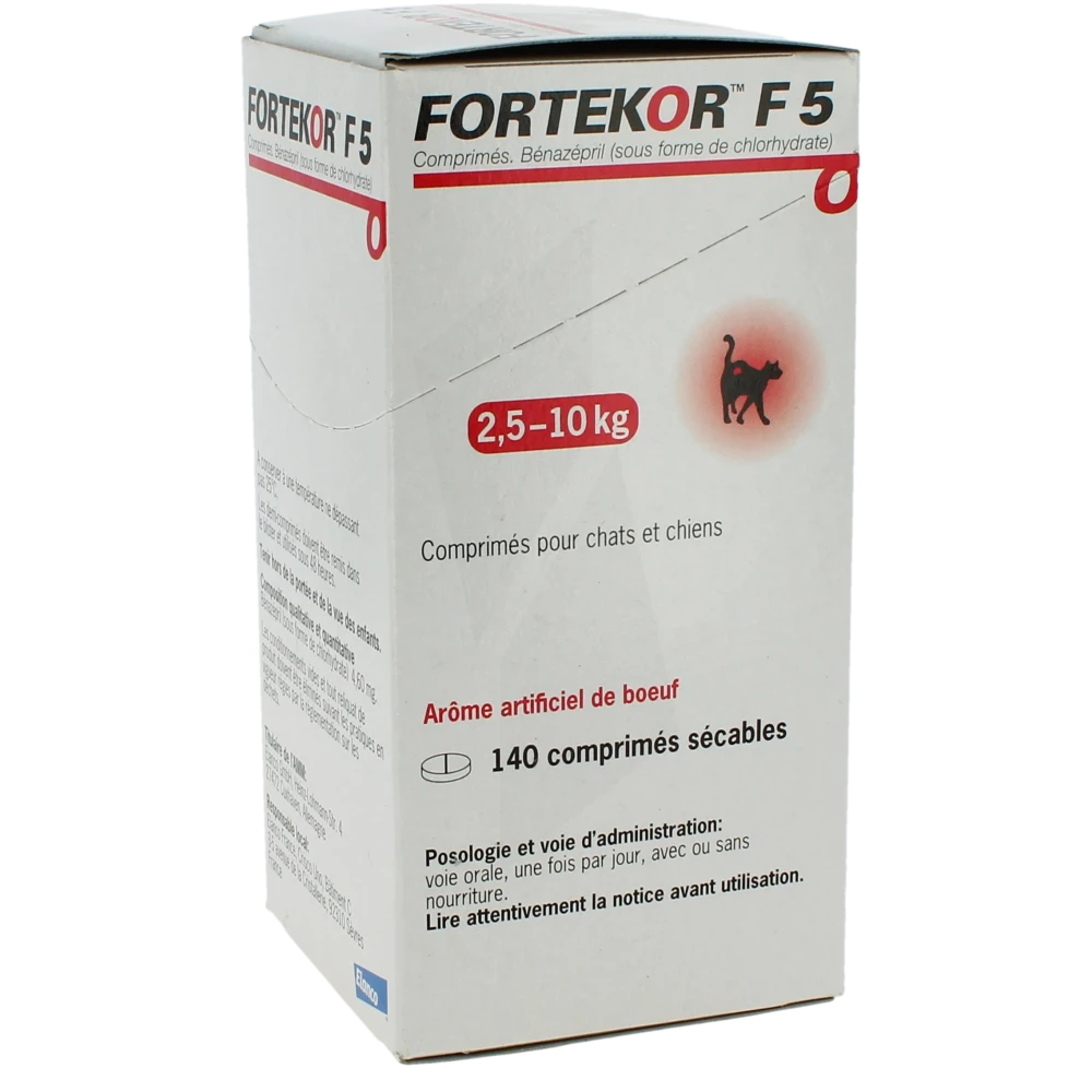 Fortekor F 5 Comprimes Pour Chats Et Chiens, Comprimé
