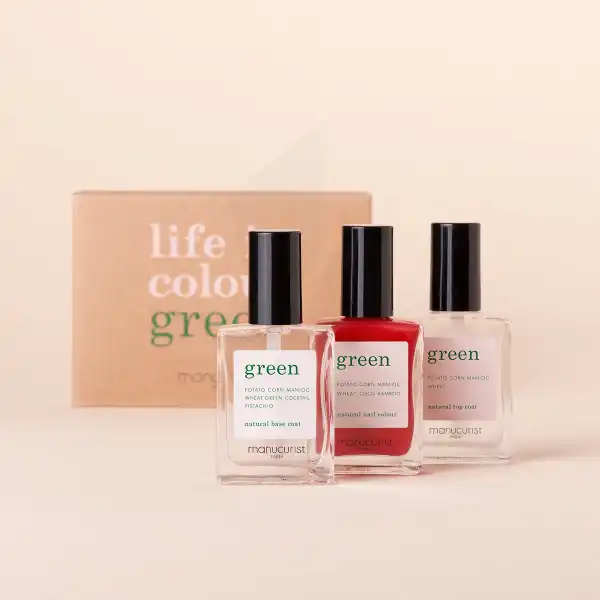 Manucurist Coffret Three Steps - Poppy Red