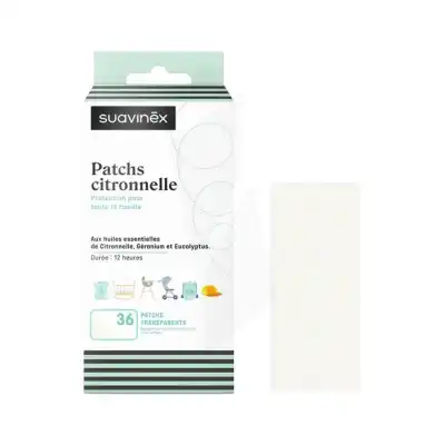Suavinex Patchs Citronnelle B/36 à PRUNELLI-DI-FIUMORBO