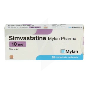 Simvastatine Viatris 10 Mg, Comprimé Pelliculé