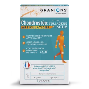 Chondrosteo+ Collagène Actif Gélules B/30