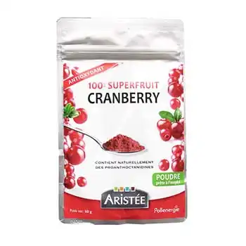 Aristée 100% Superfruits Cranberry Poudre 60g à Sassenage