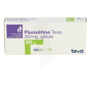 Fluoxetine Teva 20 Mg, Gélule