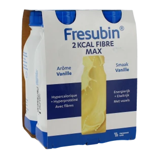 Fresubin 2 Kcal Fibre Max Nutriment Vanille 4bouteilles/300ml
