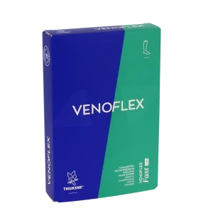 Venoflex Fast 2 Chaussette Lin Homme Noir T2n
