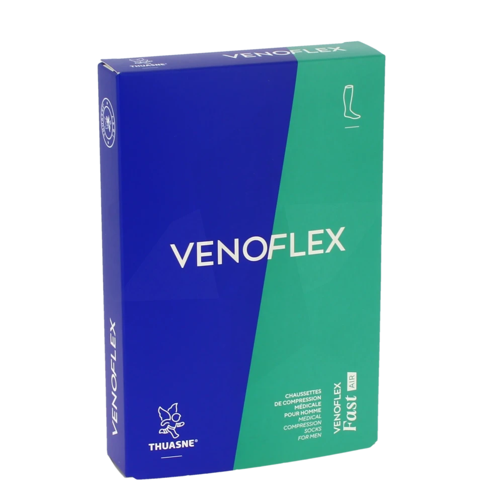 Venoflex Fast'air 2 Chaussette Homme Noir T3l