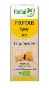 Acheter Herbalgem Propolis large spectre Solution buvable bio Spray/15ml à Nice