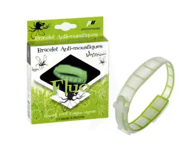Pharmavoyage Bracelet Phosphorescent Anti-insectes Vert Fluo à LE-TOUVET