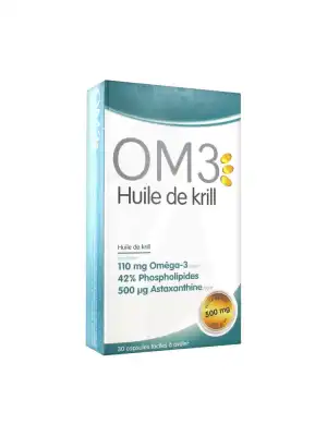 Om3 Krill Huile De Krill 500 Mg 30 Capsules à OULLINS