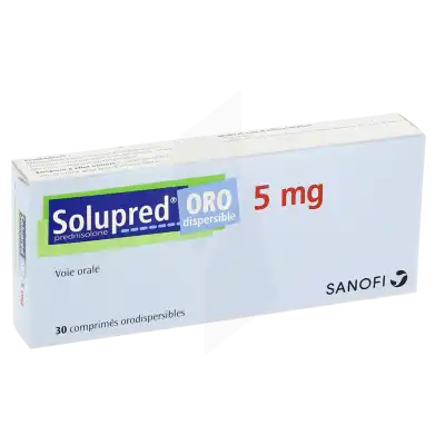 SOLUPRED 5 mg, comprimé orodispersible