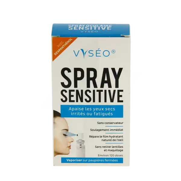 Vyseo Tears Again Sensitive Spray Oculaire, Spray 10 Ml