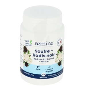 Oemine Souffre - Radis Noir 60 Gélules