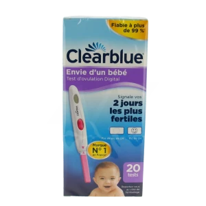 Clearblue Test D'ovulation 1 Hormones B/20