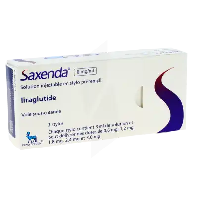 Saxenda 6 Mg/ml, Solution Injectable En Stylo Prérempli à NANTERRE