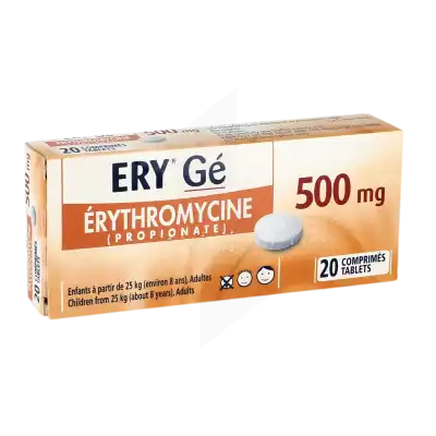 ERY 500 mg, comprimé