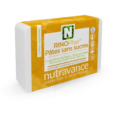 Nutravance Rinophar Sans Sucre Pâtes B/45 à VALENCE