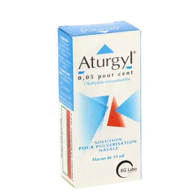 ATURGYL 0,05 POUR CENT, solution pour pulvérisation nasale