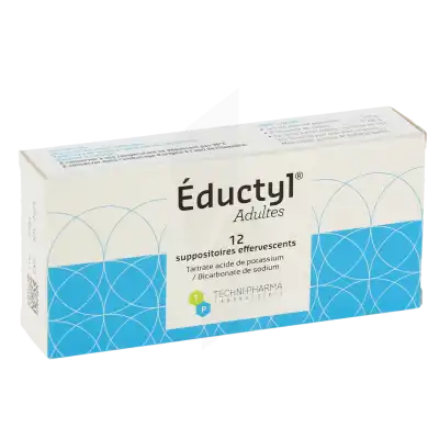 Eductyl Adultes, Suppositoire Effervescent à CUERS
