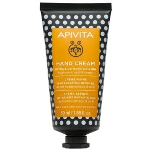 Apivita - Hand Care Crème Mains Hydratation Intense - Texture Riche Avec Acide Hyaluronique & Miel 50ml