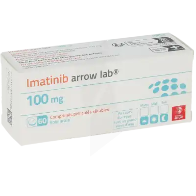 Imatinib Arrow Lab 100 Mg, Comprimé Pelliculé Sécable à Abbeville