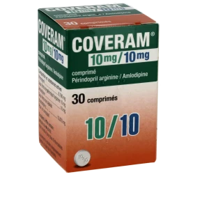 Coveram 10 Mg/10 Mg, Comprimé