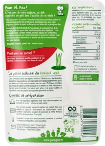 Good Goût Alimentation Infantile Haricots Verts Boeuf Sachet/190g