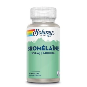 Solaray Bromelaïne 500mg 2400 Gdu Capsules Végétales B/60