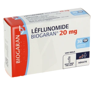 Leflunomide Biogaran 20 Mg, Comprimé Pelliculé