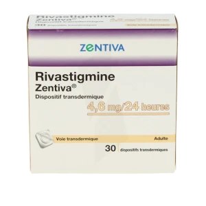 Rivastigmine Zentiva 4,6 Mg/24 Heures, Dispositif Transdermique