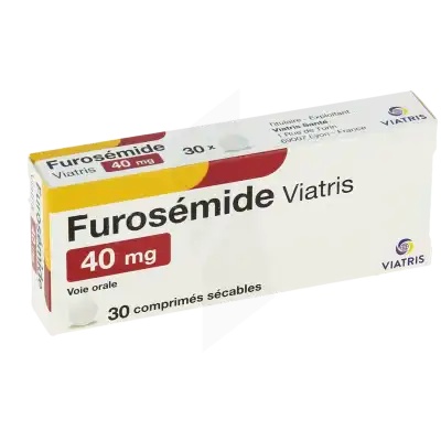 Furosemide Viatris 40 Mg, Comprimé Sécable à SAINT-SAENS