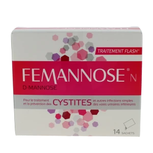 Femannose N D-mannose Poudre Solution Buvable 14 Sachets/4g