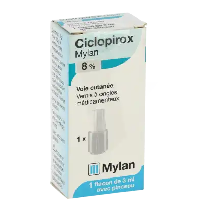 Ciclopirox Mylan 8 %, Vernis à Ongles Médicamenteux à Bordeaux