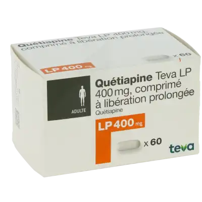 Quetiapine Teva Lp 400 Mg, Comprimé à Libération Prolongée à TOULOUSE