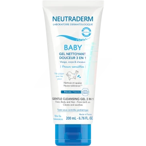 Neutraderm Baby Gel Nettoyant Douceur 3 En 1 T/200ml
