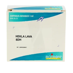 Boiron Hekla Lava 8dh Solution Buvable En Ampoules Boîte De 30 Ampoules