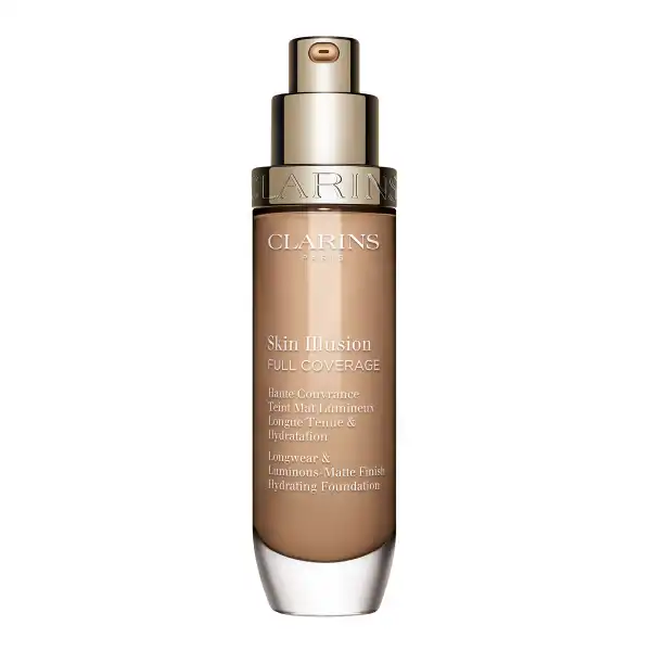 Clarins Skin Illusion Full Coverage Haute Couvrance Teint Mat Lumineux Longue Tenue & Hydratation 107c 30ml